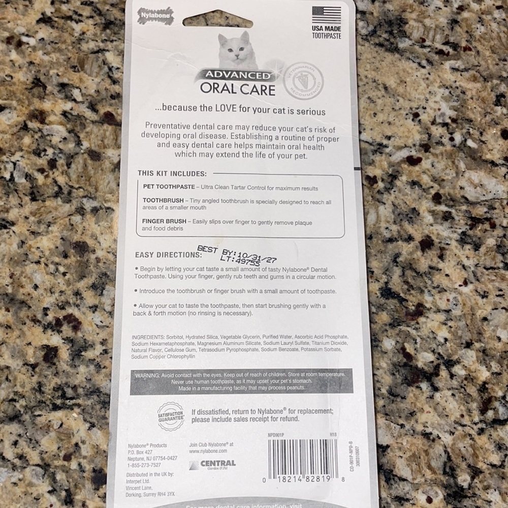 Cat toothbrush set - Picture 4 of 4